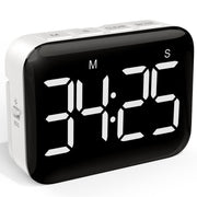 LABART Magnetic Kitchen Timer with Count Up Countdown 2 Brightness and Volume Levels
